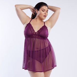 SAVAGEXFENTY Mesh Babydoll